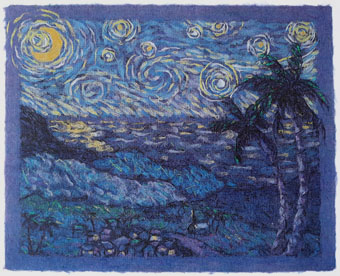tropical starry night